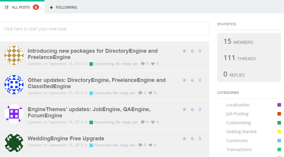 Homepage - ForumEngine 1.6.4
