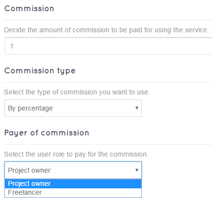 FreelanceEngine payment flow tutorial - Commission fee