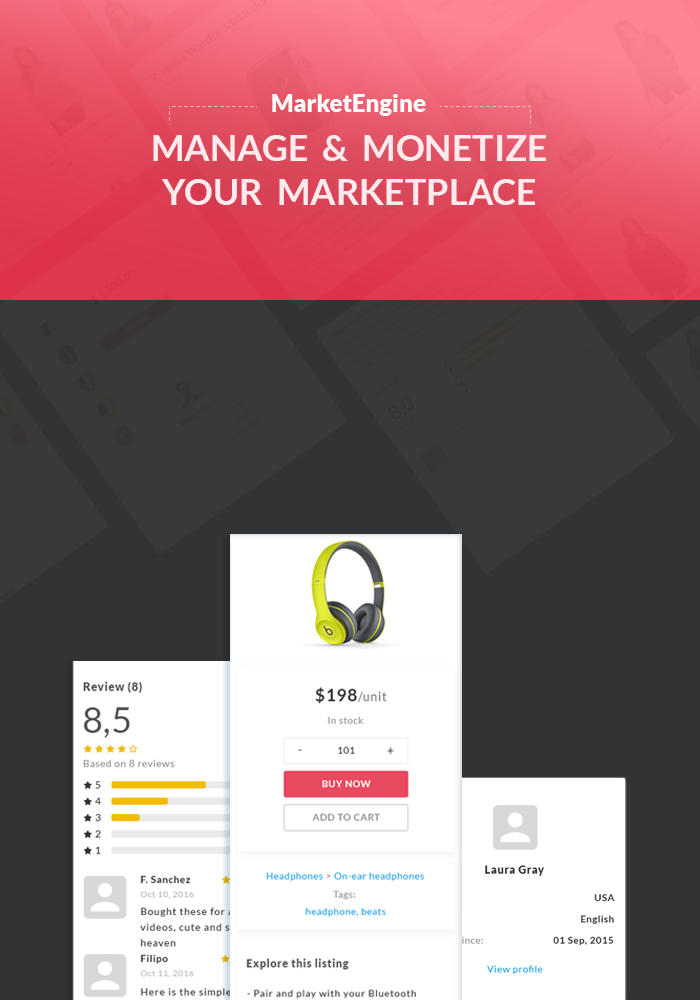 MarketEngine Free Plugin - Your Online Marketplace Builder